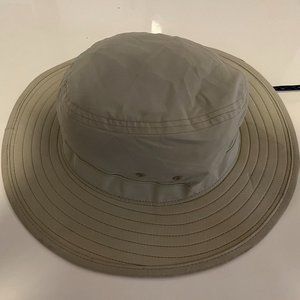 PATAGONIA Retro Khaki Nylon Wide Brim Bucket Sun Hat